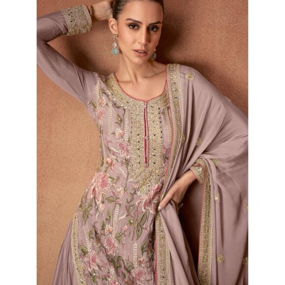 REAL CHINON SALWAR SUIT - Picture 7 of 12